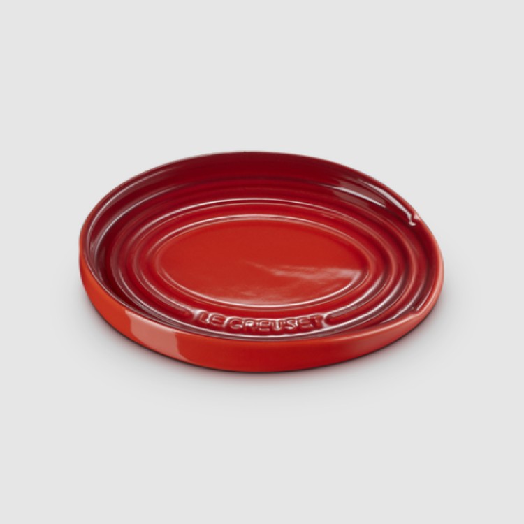 LE CREUSET OVAL SPOON REST - CERISE