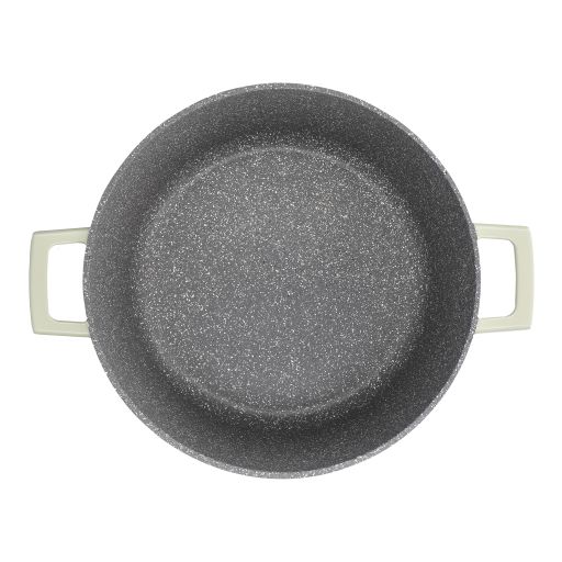 MASTERCLASS NON STICK SHALLOW CASSEROLE - 28CM/4 LITRE - MINT - Image 5