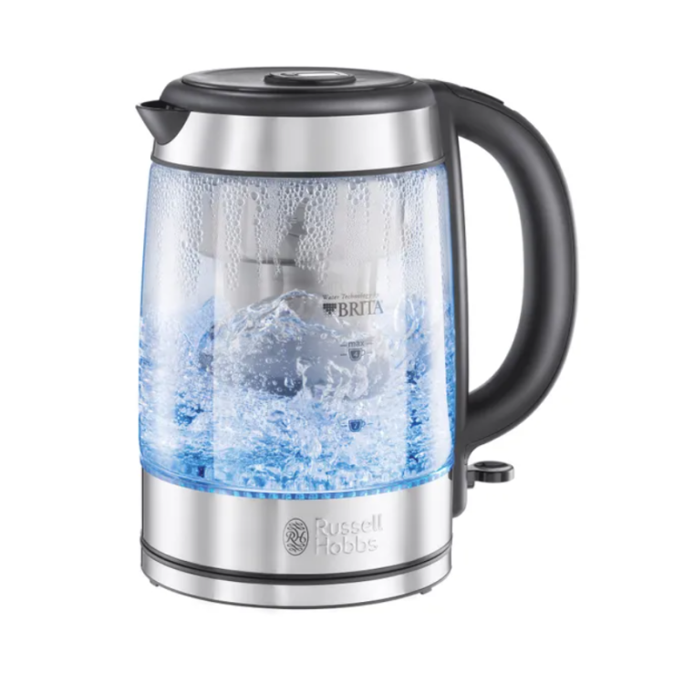 RUSSELL HOBBS PURITY BRITA GLASS KETTLE