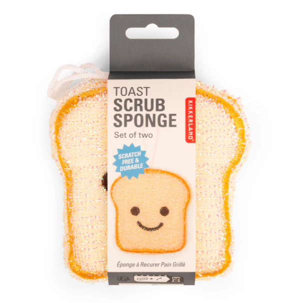 TOAST SCRUB SPONGES - 2 PACK