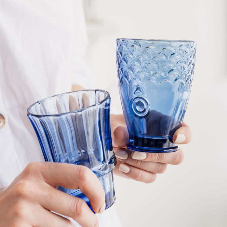 FISH STACKING GLASSES - BLUE - Image 4