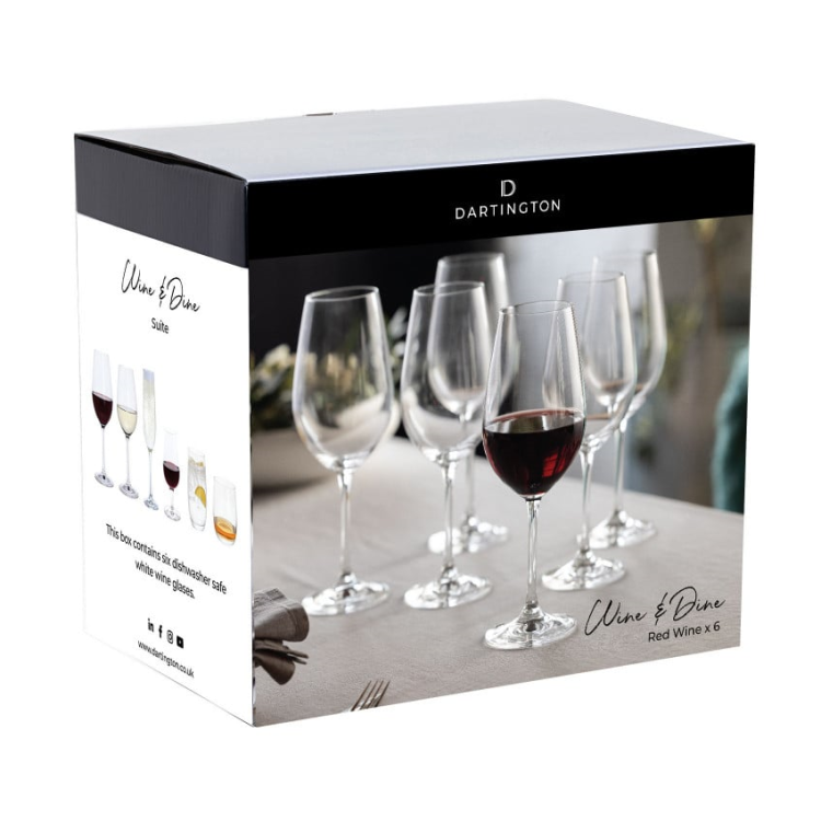 DARTINGTON 'WINE & DINE' RED WINE GLASS - SET OF 6 - Image 2