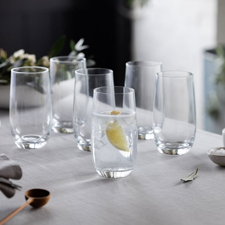 DARTINGTON 'WINE & DINE' HIGHBALL GLASS - SET OF 6