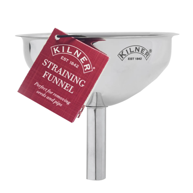 STAINLESS STEEL STRAINING FUNNEL