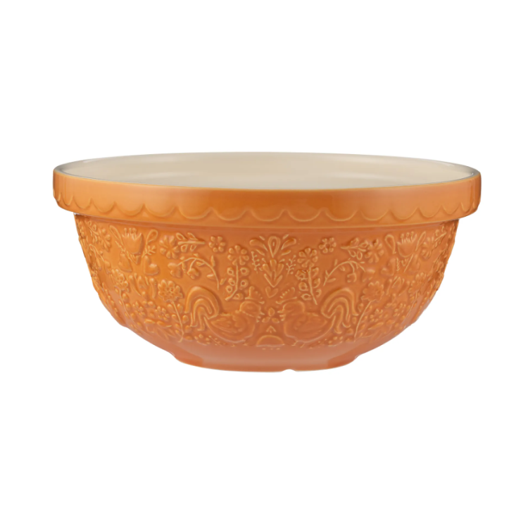 MASON CASH 'HOME TO ROOST' ORANGE 24CM MIXING BOWL