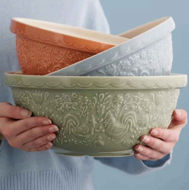 MASON CASH 'HOME TO ROOST' ORANGE 24CM MIXING BOWL - Image 2