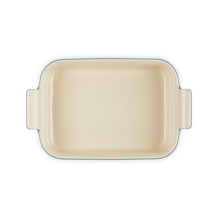 LE CREUSET HERITAGE MEDIUM OVEN DISH - DEEP TEAL - Image 4