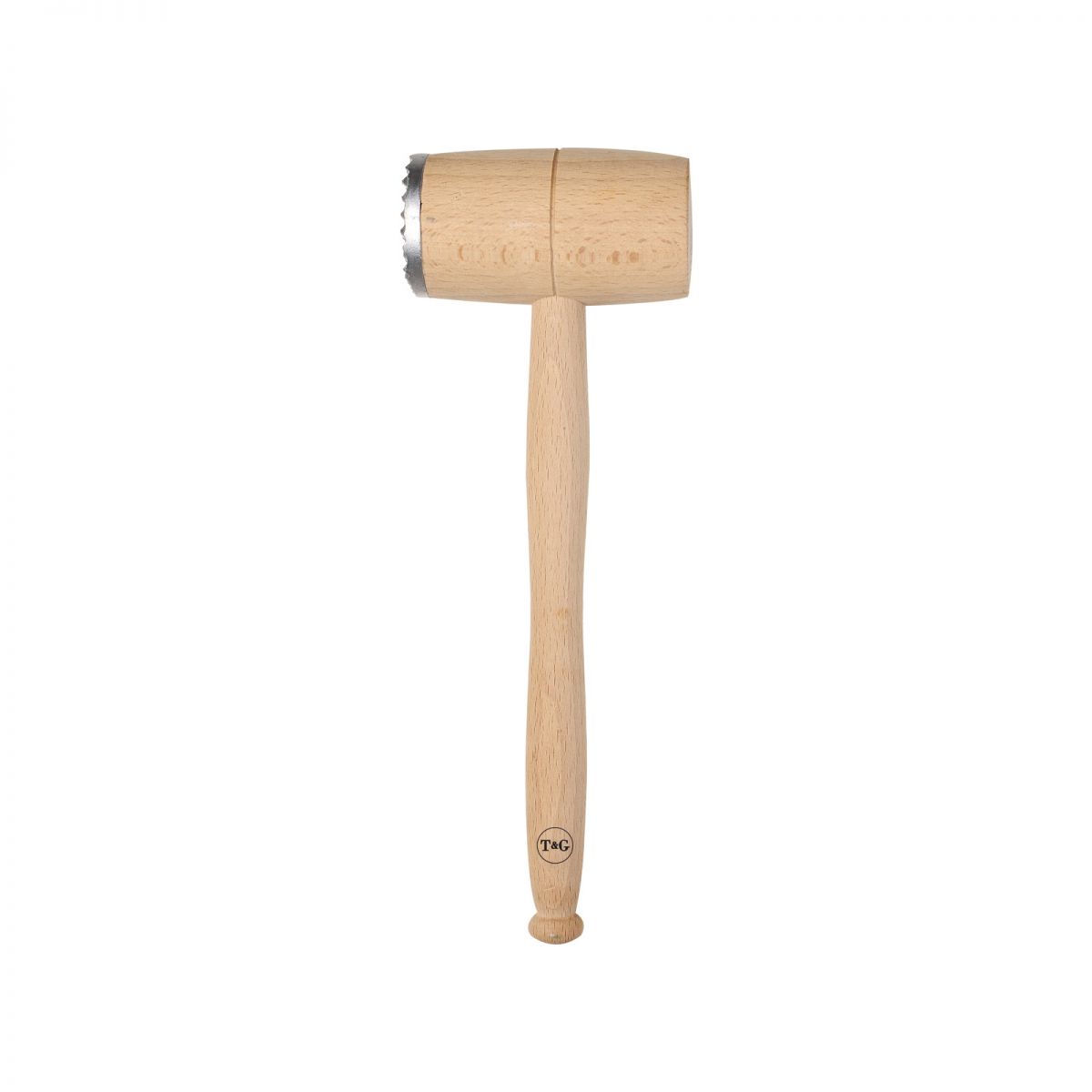 BEECH MEAT HAMMER - METAL END