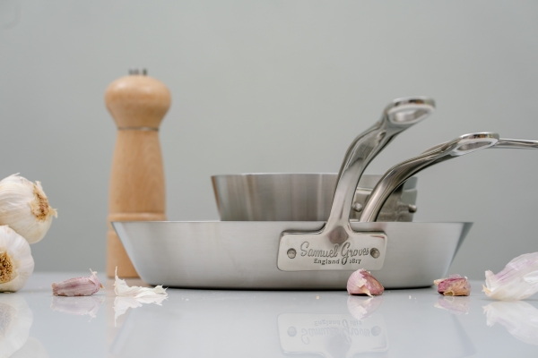 SAMUEL GROVES CLASSIC STEEL FRYING PAN - 20CM - Image 3