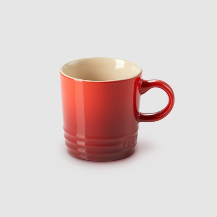 LE CREUSET STONEWARE ESPRESSO MUG - CERISE