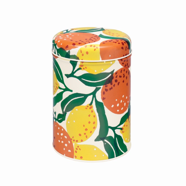 ORANGES AND LEMONS ROUND CADDY
