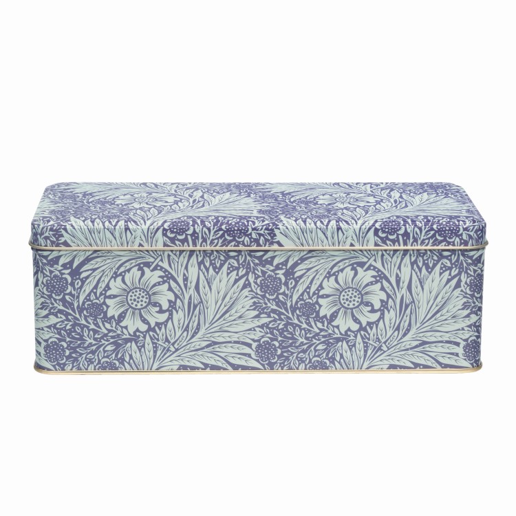 WILLIAM MORRIS 'ARTS AND CRAFTS' LONG RECTANGULAR TIN