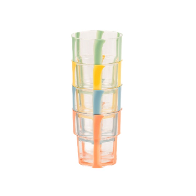 PORTOFINA STRIPE TUMBLERS - SET OF 4 - Image 2