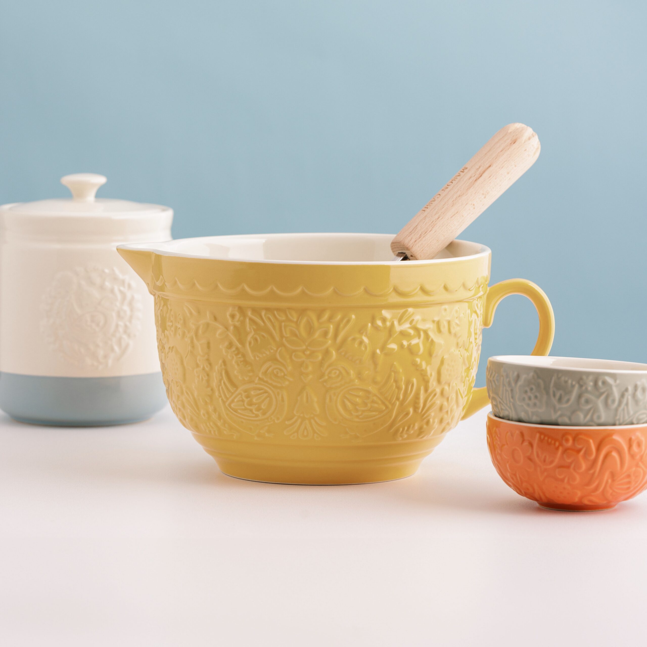 MASON CASH 'HOME TO ROOST' YELLOW BATTER BOWL - Image 2