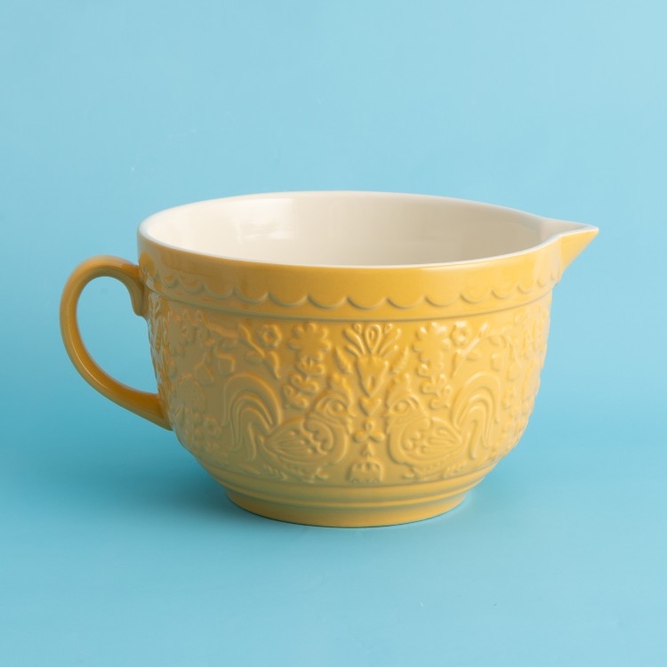 MASON CASH 'HOME TO ROOST' YELLOW BATTER BOWL - Image 3