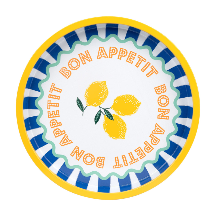 BON APPETIT TIN TRAY - LEMONS - Image 3
