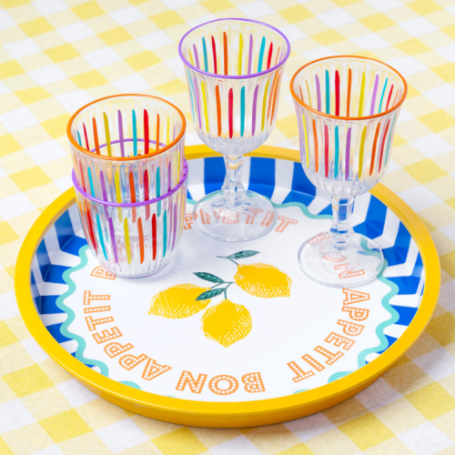 BON APPETIT TIN TRAY - LEMONS