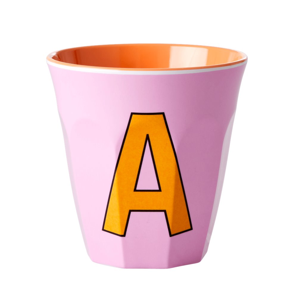 RICE ALPHABET CUPS - PINKS - Image 2