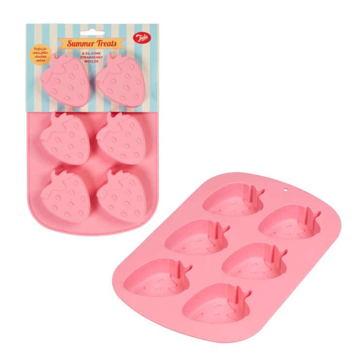 SILICONE STRAWBERRY ICE MOULD