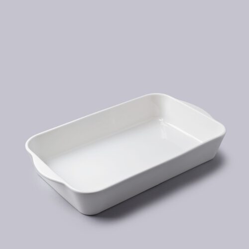 RECTANGULAR PORCELAIN BAKER - 34X21CM