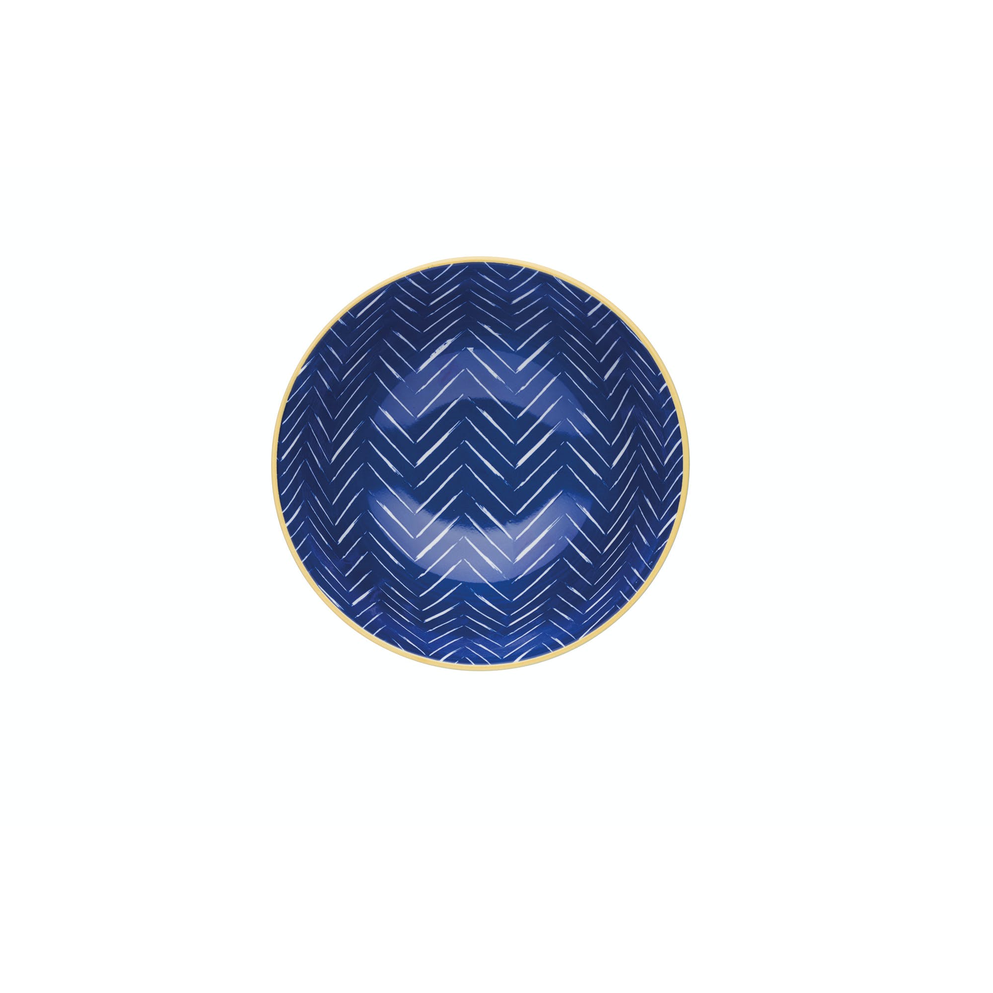 MIKASA BOWL - INDIGO CHEVRON - Image 3