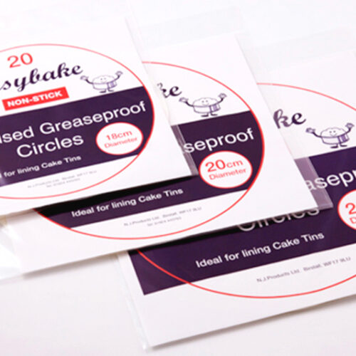 GREASEPROOF CIRCLES 18CM / 7" - PACK OF 20