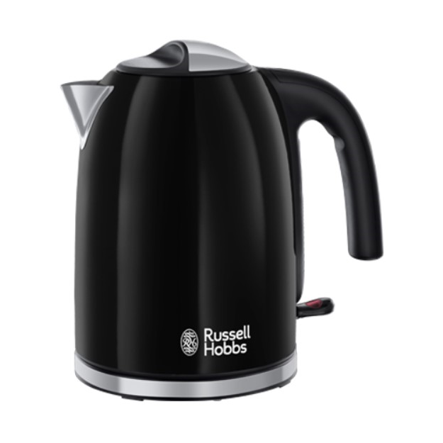 RUSSELL HOBBS BLACK 1.7 LITRE KETTLE