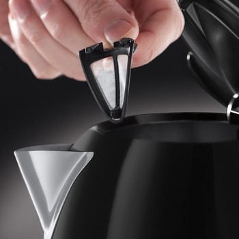 RUSSELL HOBBS BLACK 1.7 LITRE KETTLE - Image 3