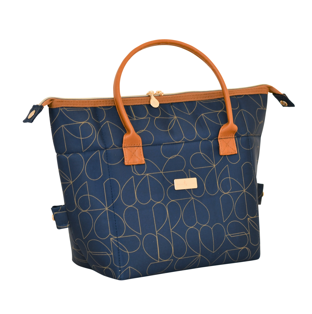 NAVY CONVERTIBLE INSULATED TOTE BAG - Image 2