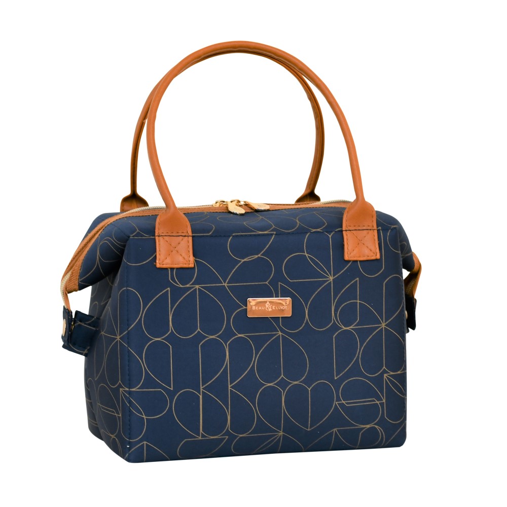 NAVY CONVERTIBLE INSULATED TOTE BAG