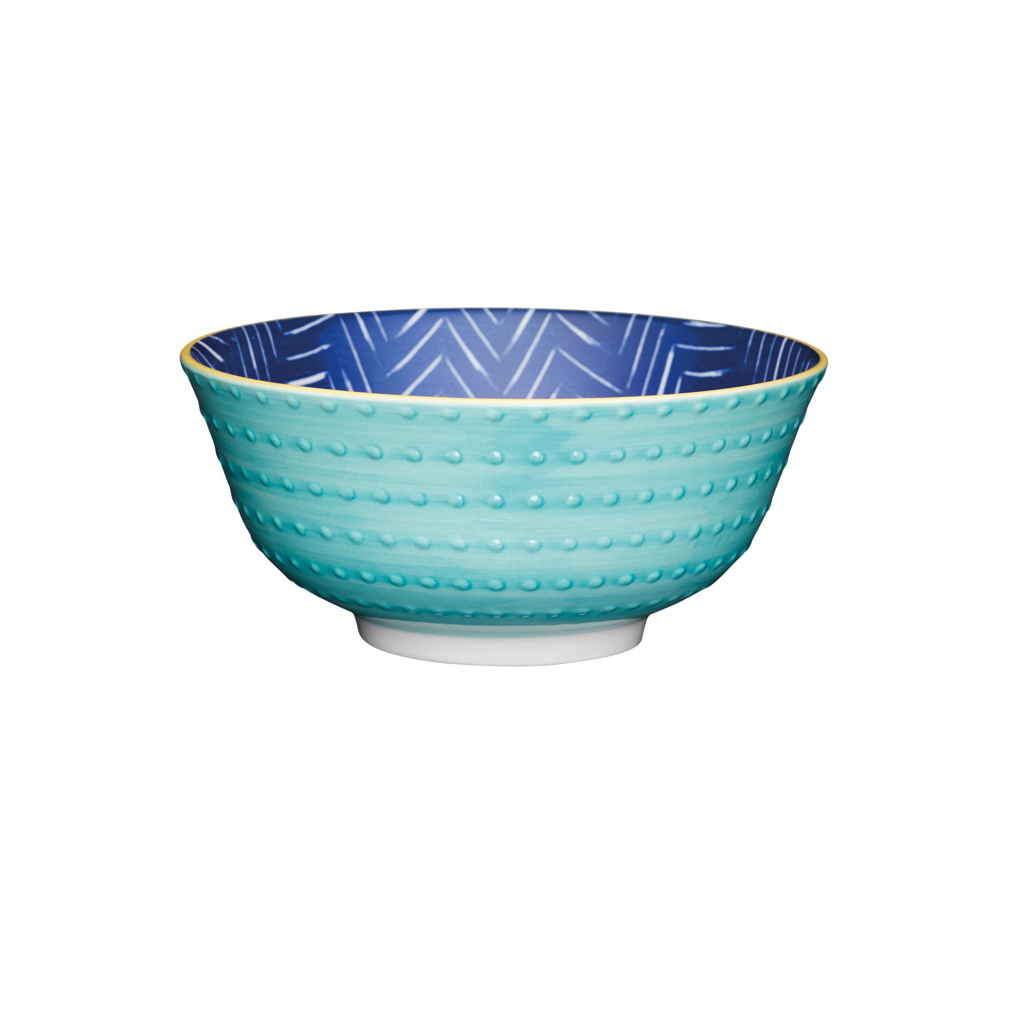 MIKASA BOWL - INDIGO CHEVRON - Image 2