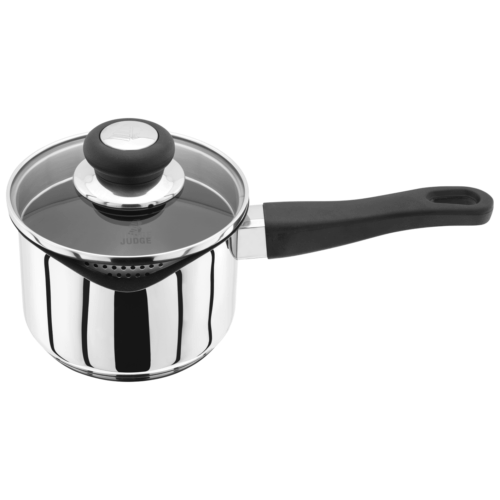 JUDGE VISTA NON STICK DRAINING SAUCEPAN - 16CM