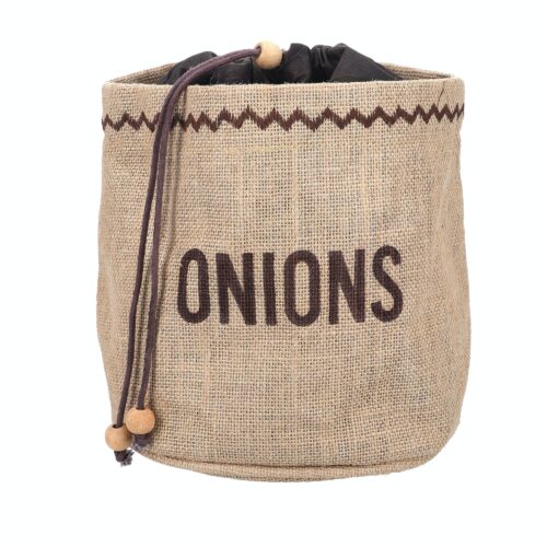 JUTE ONION STORAGE BAG