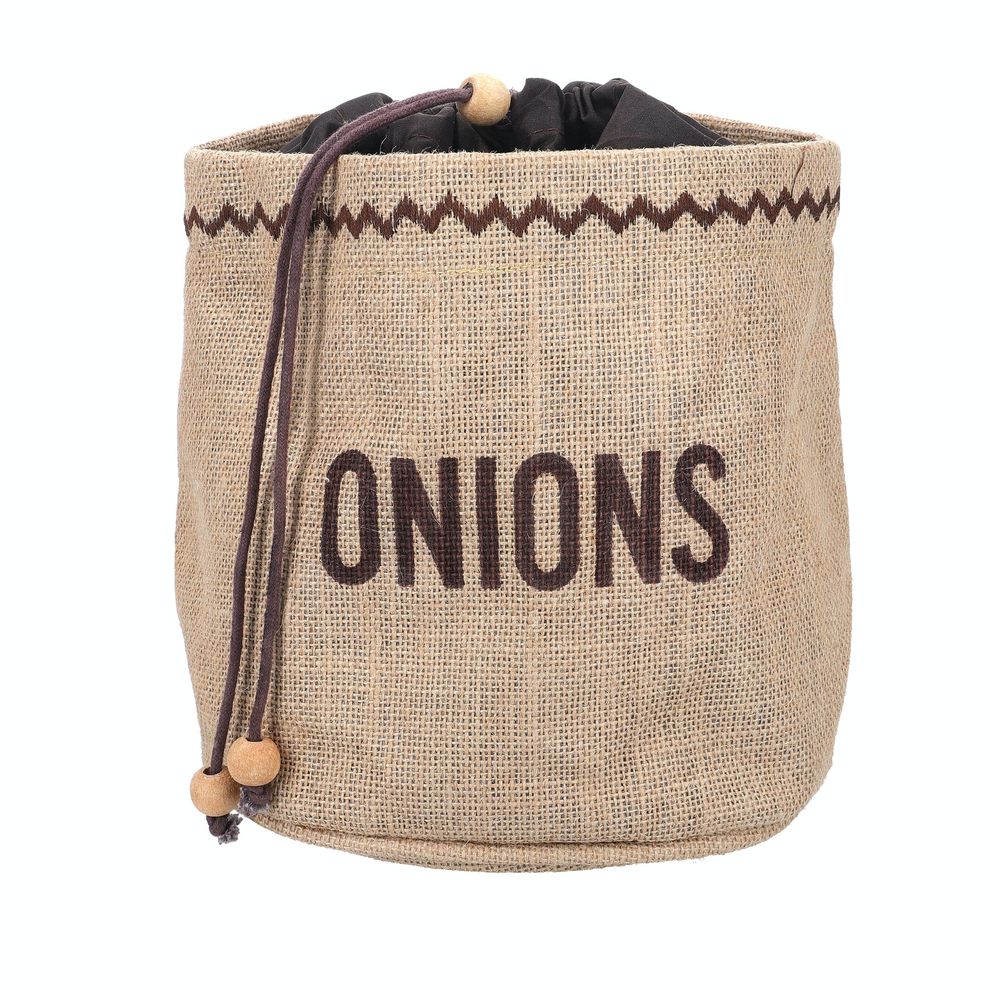 JUTE ONION STORAGE BAG
