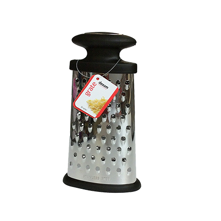 LARGE STAINLESS STEEL OVAL GRATER