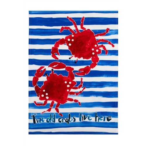 TWO OLD CRABS TEA TOWEL