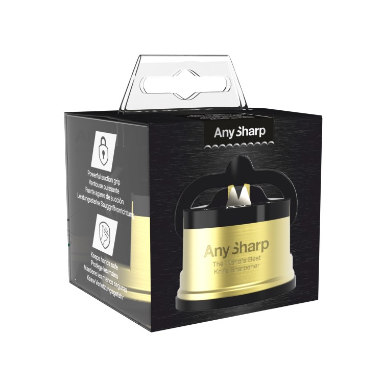 ANYSHARP PRO KNIFE SHARPENER - BRASS FINISH - Image 2