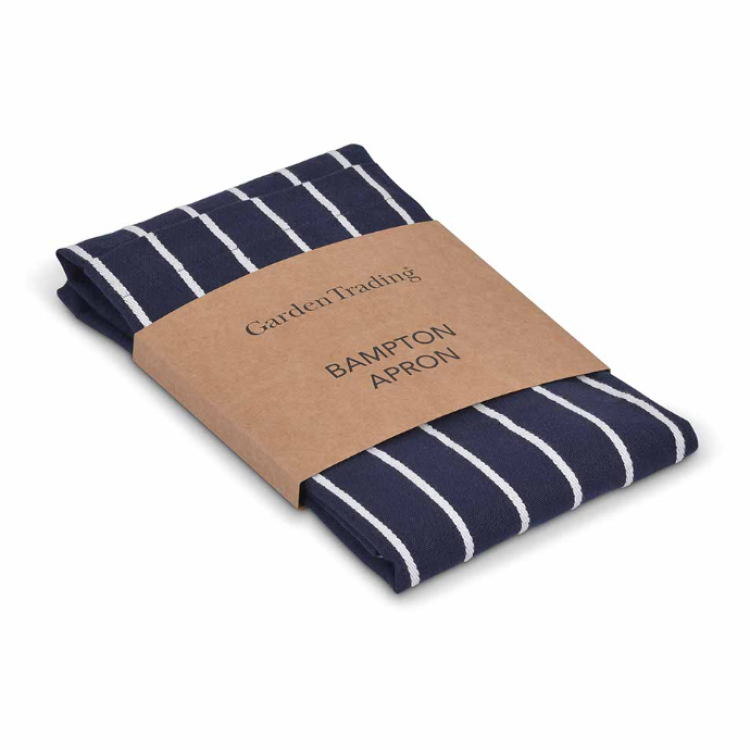 GARDEN TRADING BRAMPTON COTTON APRON - INK