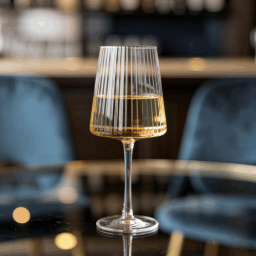 CHELSEA OPTIC CRYSTAL WHITE WINE GLASS - SET OF 6