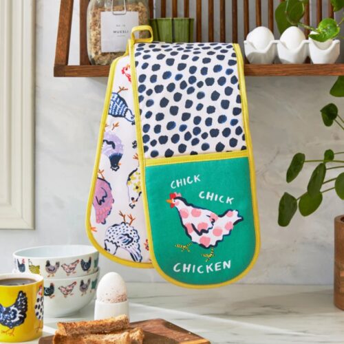 CHICK CHICKEN DOUBLE OVEN GLOVE