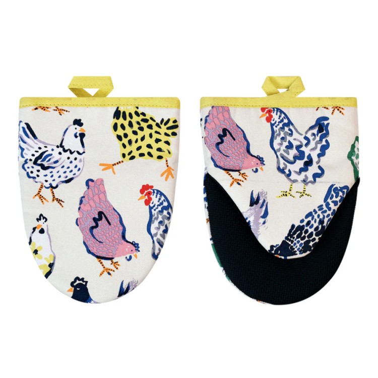 CHICK CHICKEN MICROWAVE MITTS - SET OF 2 - Image 2