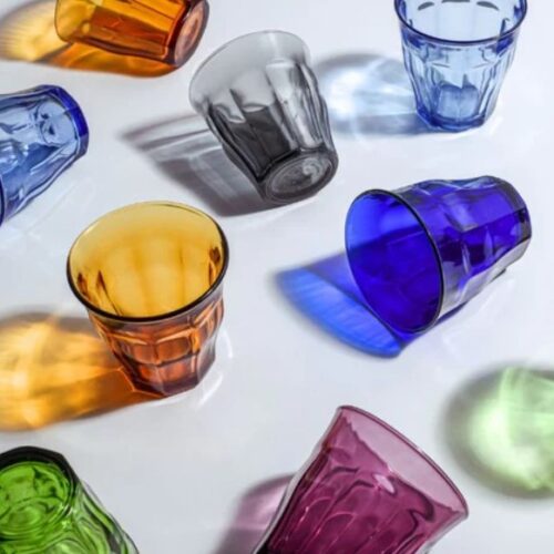 DURALEX PICARDIE COLOURED TUMBLERS