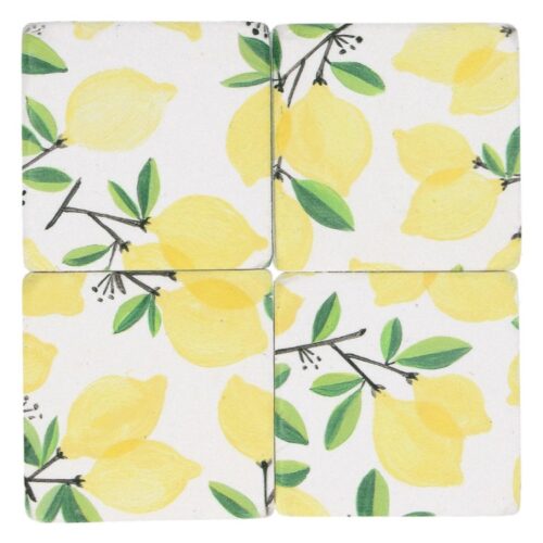 LEMON TREE RESIN COASTER