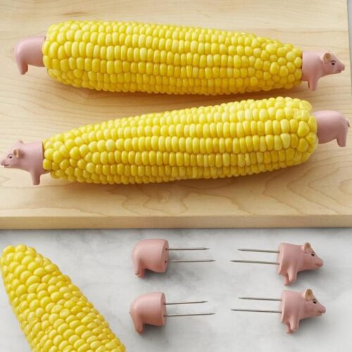 CORN ON THE COB HOLDER - PIG