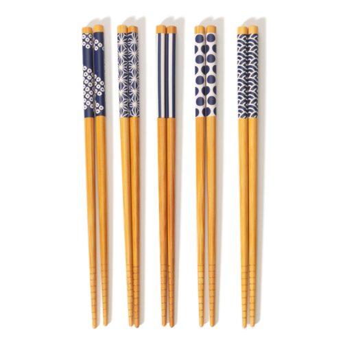 JAPANDI BAMBOO CHOPSTICKS - 5 PAIRS