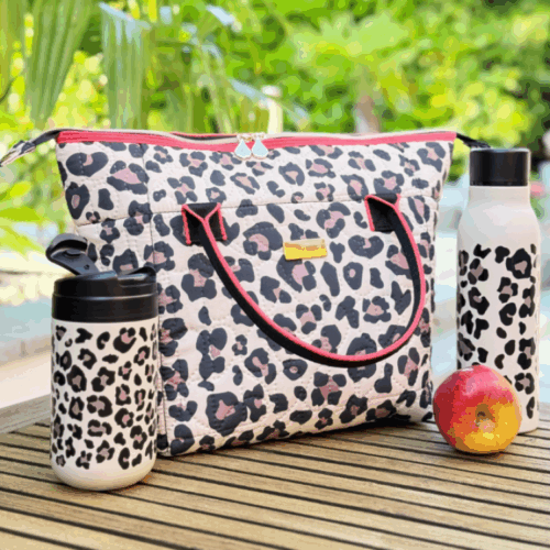 LEOPARD INSULATED TRAVEL MUG 350ML