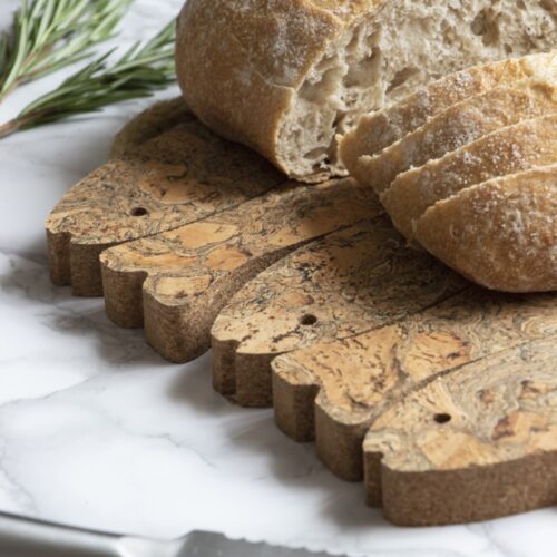 ICE GREY 5 FISH CORK TRIVET