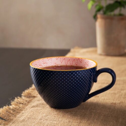MIKASA MUG - BLUE ARCHED