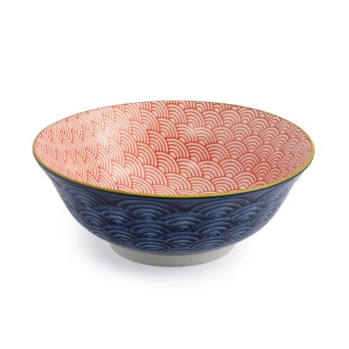 MIKASA RAMEN BOWL - BLUE ARCHED