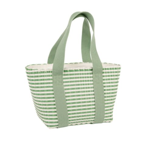 PORTOFINA WOVEN INSULATED SMALL TOTE - JUNIPER